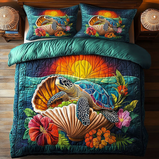 Island Spirit Sea Turtle WY2406016CL Duvet Cover Set