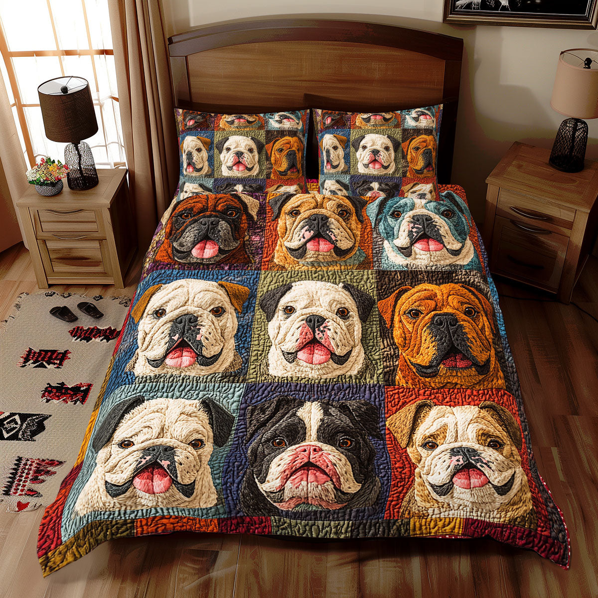 Bulldog Patchwork WX2112048CL Duvet Cover Set