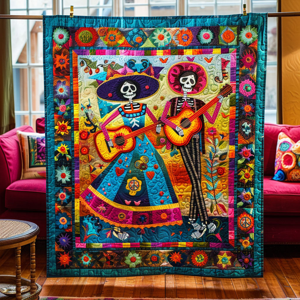 Day Of The Dead WJ1710013CL Quilt