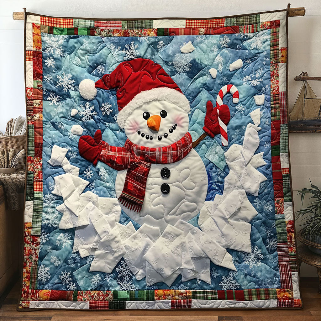 Christmas Glow Snowman WN1111007CL Quilt