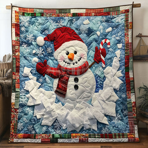 Christmas Glow Snowman WN1111007CL Quilt