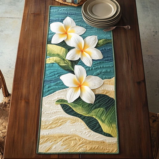 Tropical Bloom CP2705028CL Quilted Table Runner