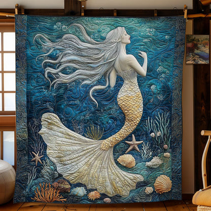 Coral Reef Mermaid WN2203006CL Quilt