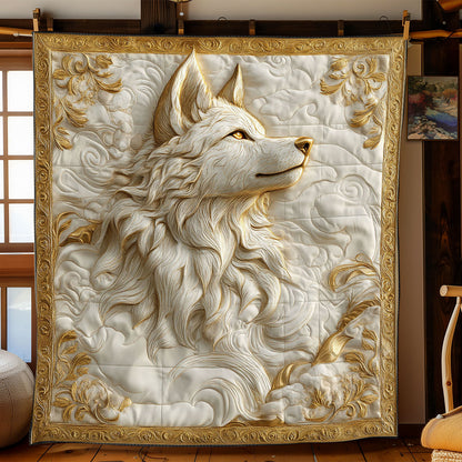 Fierce White Wolf WJ2712016CL Quilt