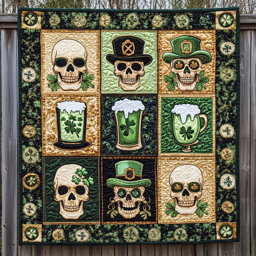 Frothy Skull WN2608035CL Quilt