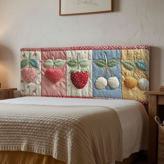 Sweet Berries CP3012021CL Quilted Headboard Slipcover