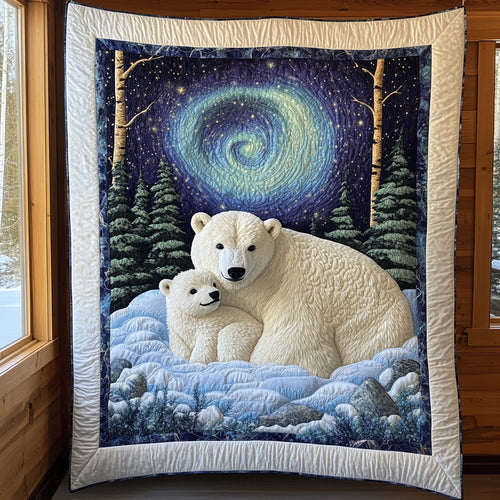 Pola Bear Family CP0406005CL Quilt