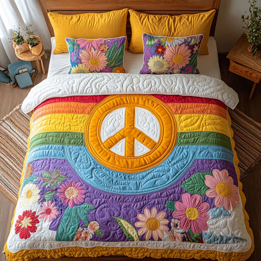 Rainbow Peace CW2808019CL Duvet Cover Set