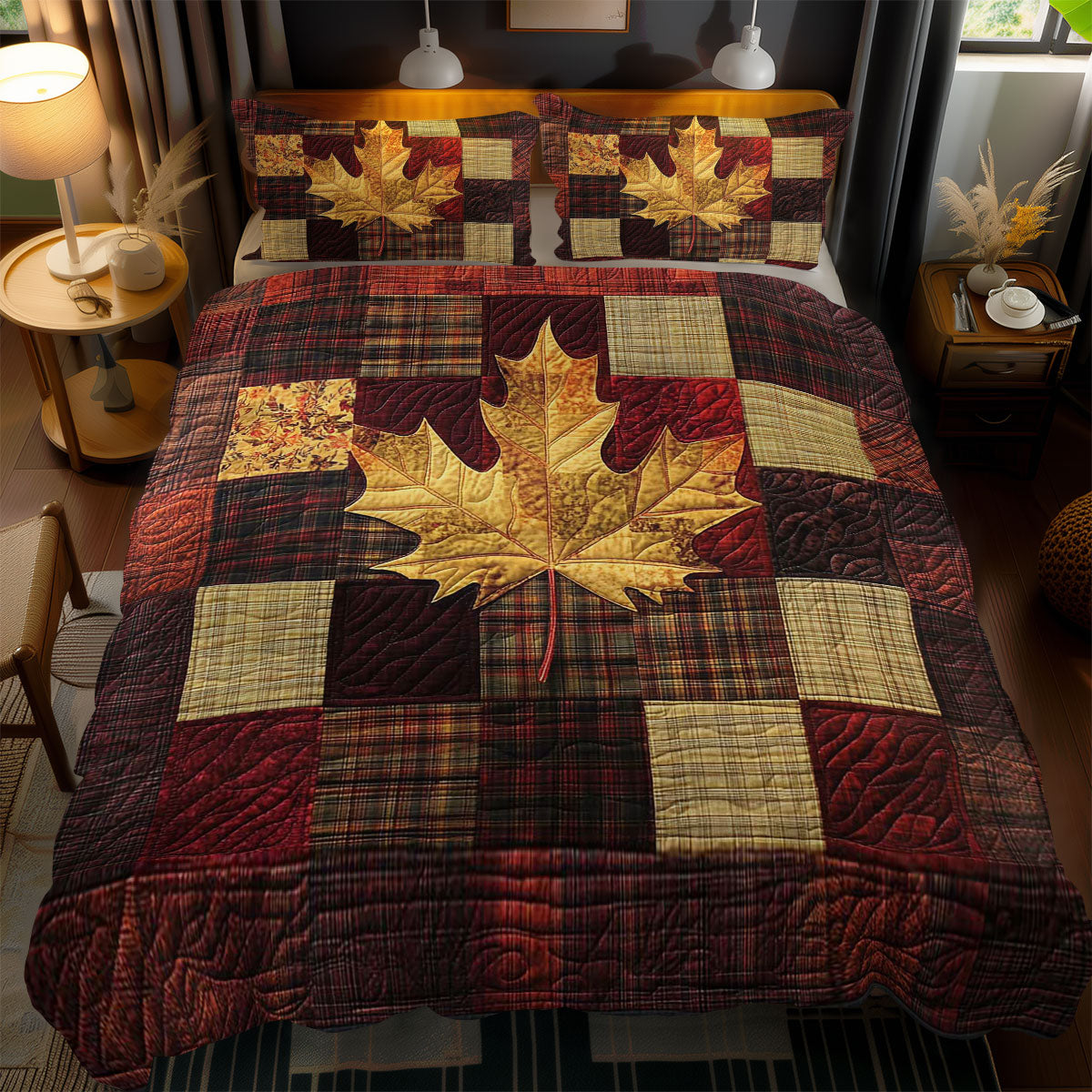 Plaid Maple WN0802083CL Duvet Cover Set