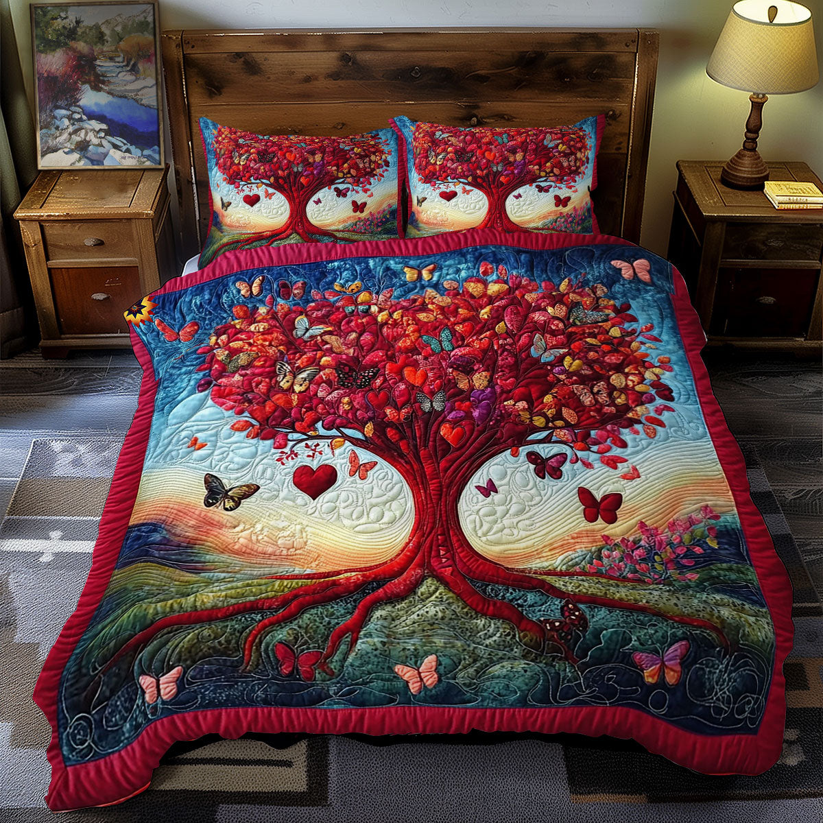 Valentine Tree Of Life WY2412068CL Duvet Cover Set