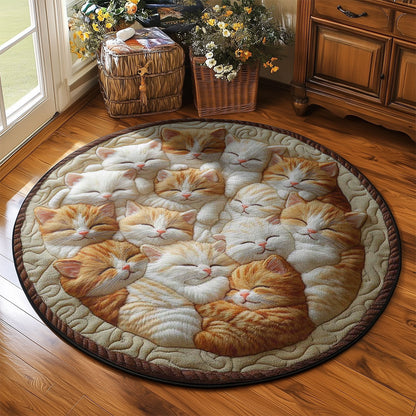 Cuddle Cat WN2203010CL Quilted Round Mat