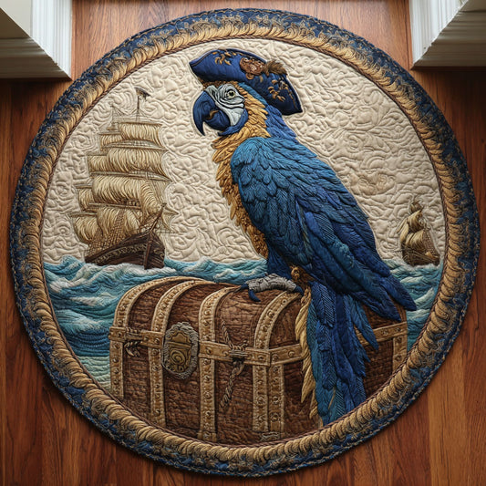 Sailor Parrot CW2609047CL Quilted Round Mat