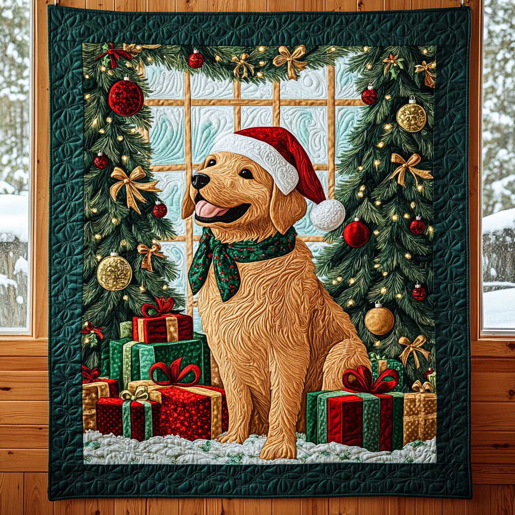 Merry Labrador CW3010021CL Quilt