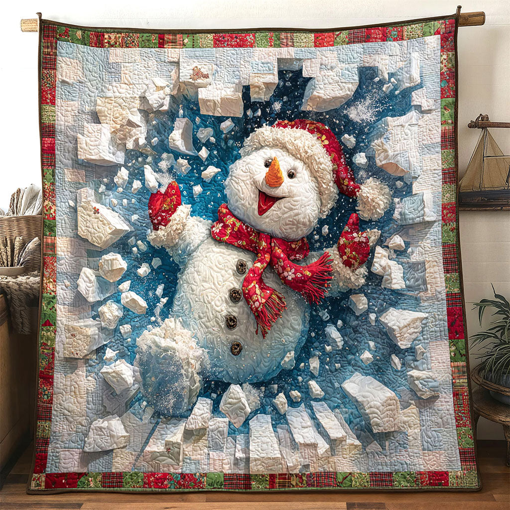 Frosty Delight Snowman WN1111052CL Quilt