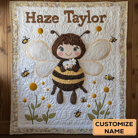 Buzzie Babe WN2807027CL Personalized Baby Quilt