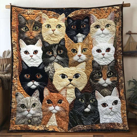 Whiskerheart Cat WN0501085CL Quilt