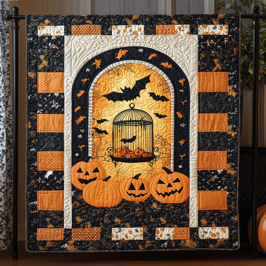 Ghoulish Garden WY2508017CL Quilt