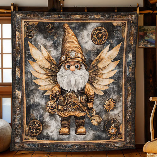 Steampunk Aviator Gnome WN0701060CL Quilt