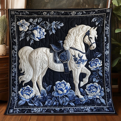 Horse Flower WX1905026CL Quilt