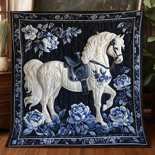Horse Flower WX1905026CL Quilt