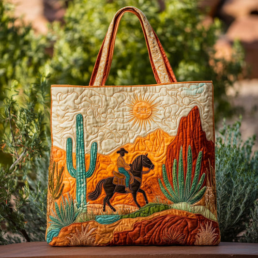Lone Star Cowboy WN0110034CL Quilted Tote Bag