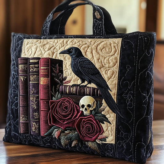 Crimson Raven CW0901002CL Quilted Tote Bag