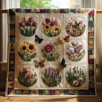 Butterfly Garden Harmony CW1108064CL Quilt