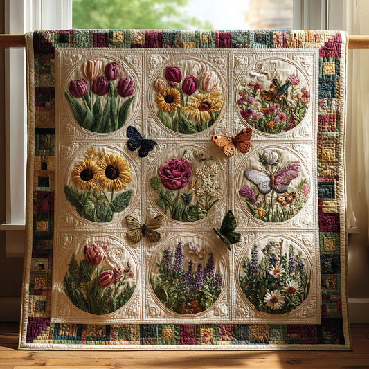 Butterfly Garden Harmony CW1108064CL Quilt