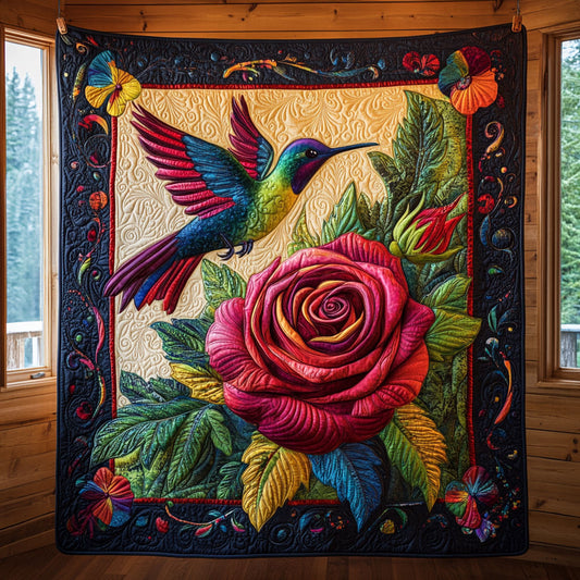 Playful Hummingbird CW2006043CL Quilt