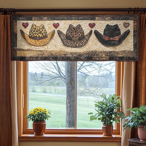 Rustic Cowboy Hat WN1505050CL Quilted Valance