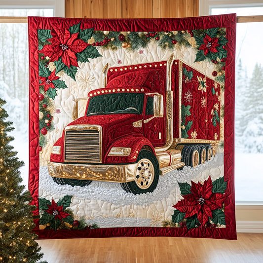 Red Truck Christmas CW1011003CL Quilt