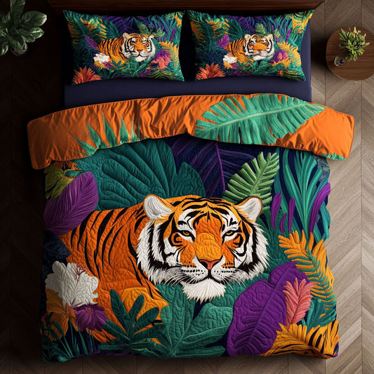 Tropical Lazy Tiger CP2305019CL Duvet Cover Set