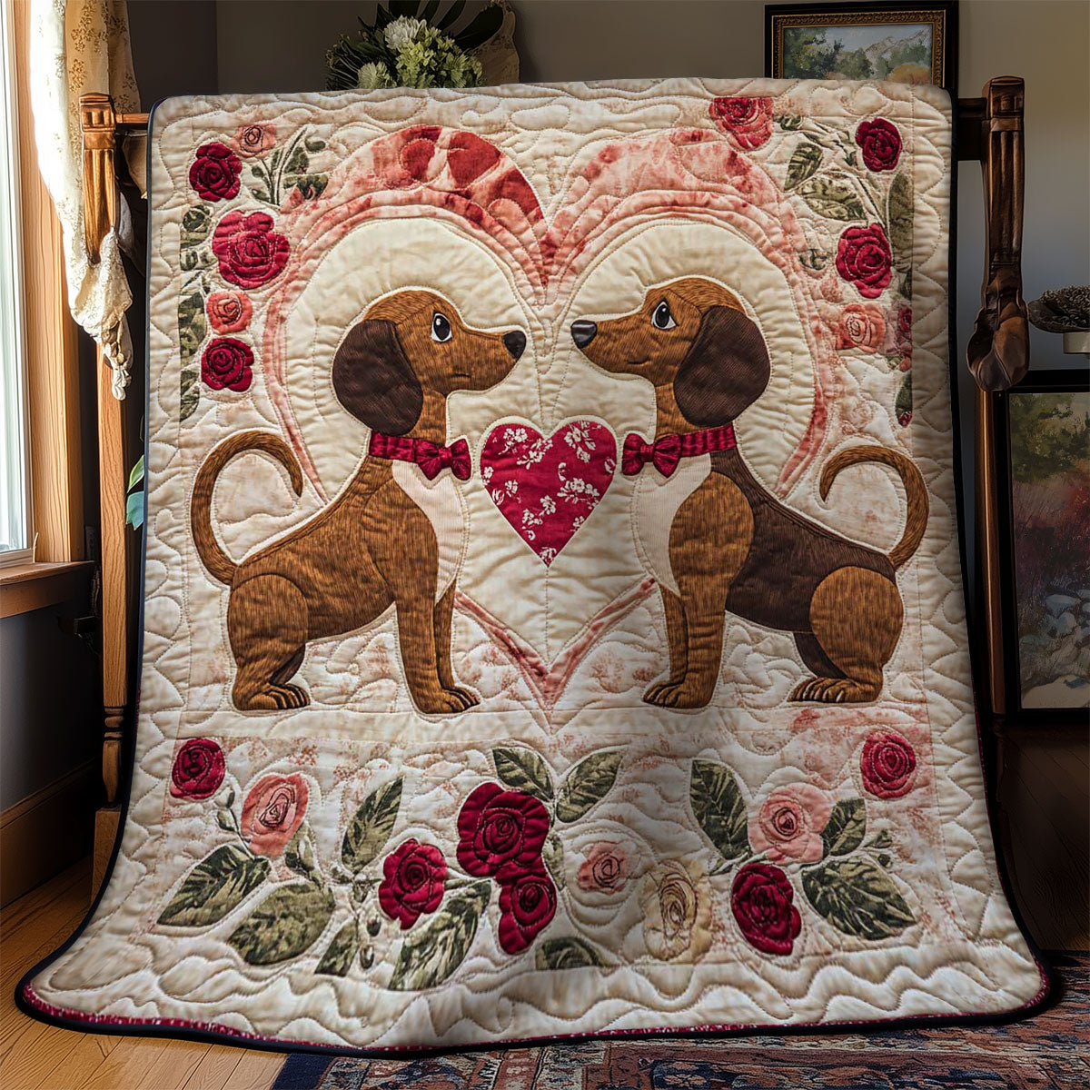 Sweetheart Dachshund WN2602039CL Quilt