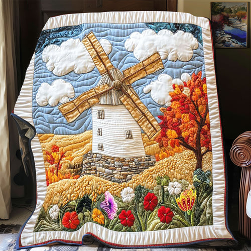 Cloudy Windmill WP2312008CL Quilt