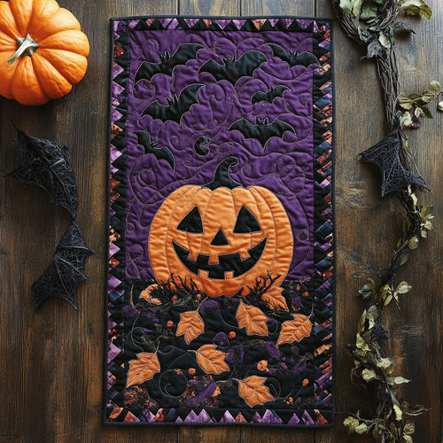 Halloween Pumpkin CP0606009CL Quilted Table Runner