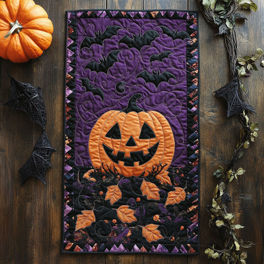 Halloween Pumpkin CP0606009CL Quilted Table Runner