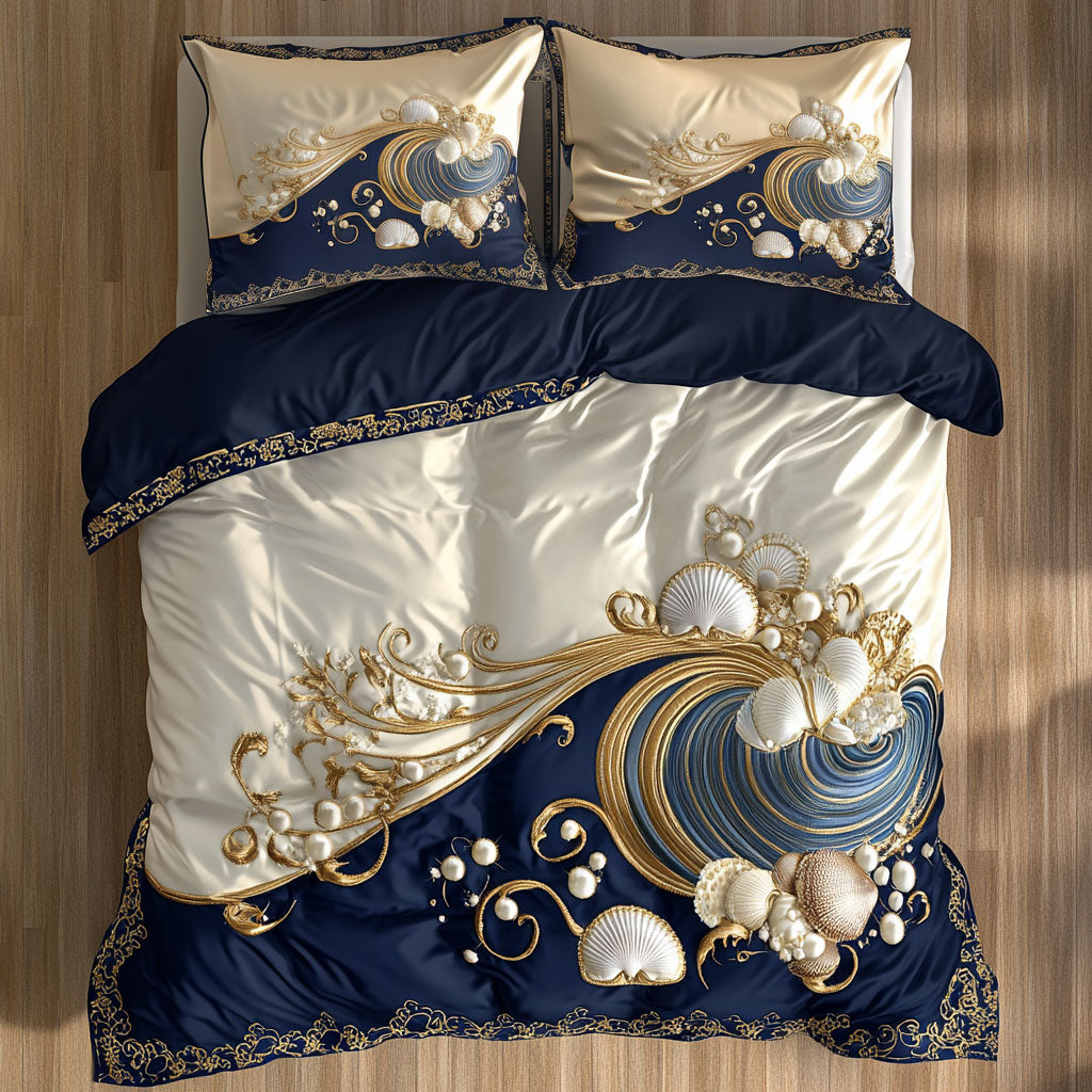 Crystal Ocean Wave WN0808022CL Duvet Cover Set