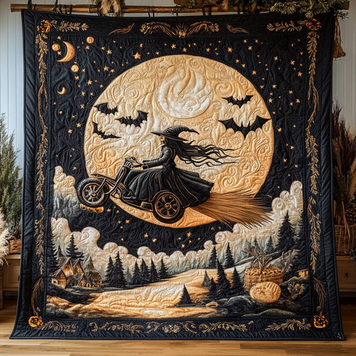 Broom Rider Midnight WY1007031CL Quilt