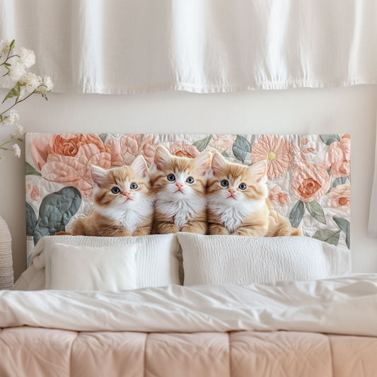 Triple Kitty Serenity KL2512009CL Quilted Headboard Slipcover