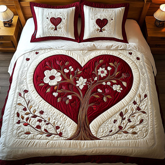 Heart Flower Tree WY1402066CL Duvet Cover Set