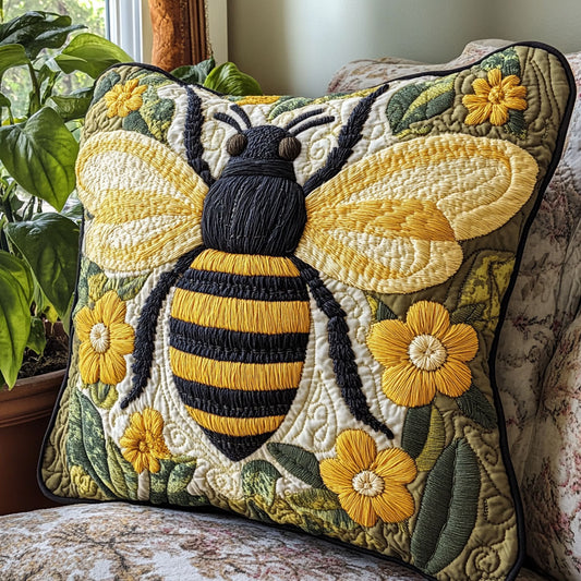 Floral Owl CW0707021CL Quilt Pillow Case