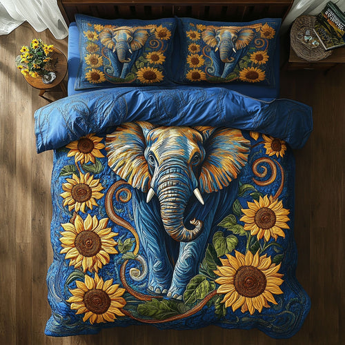 Elephant Blooming WN1010009CL Duvet Cover Set