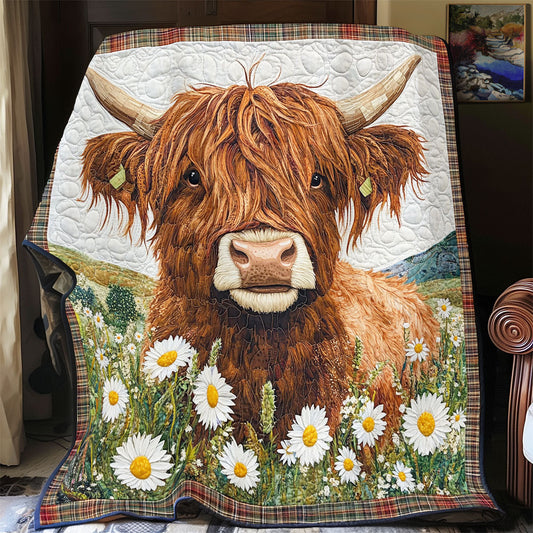 Fluffy Cow In Highland WY1202097CL Quilt