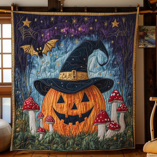 Mystic Pumpkin Witch CW2407060CL Quilt