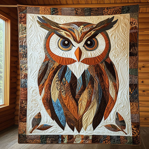 Portrait Of Owl WY1806036CL Quilt