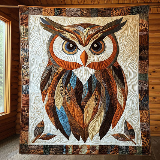 Portrait Of Owl WY1806036CL Quilt
