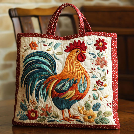 Country Chicken Pride CW1411027CL Quilted Tote Bag