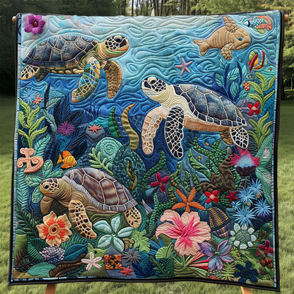 Sea Turtle WJ0304011CL Quilt