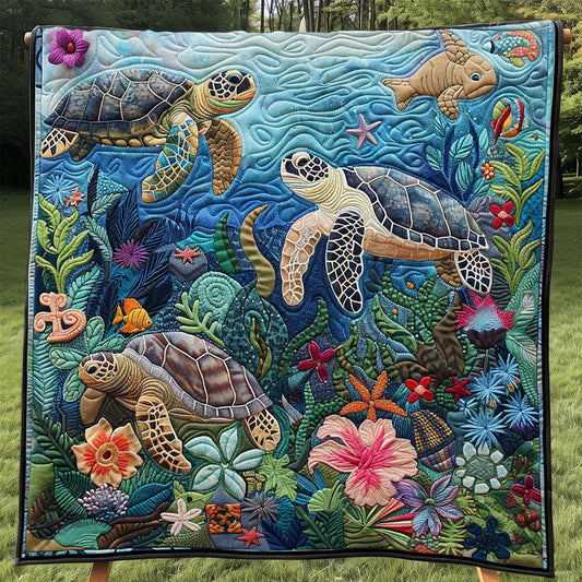 Sea Turtle WJ0304011CL Quilt
