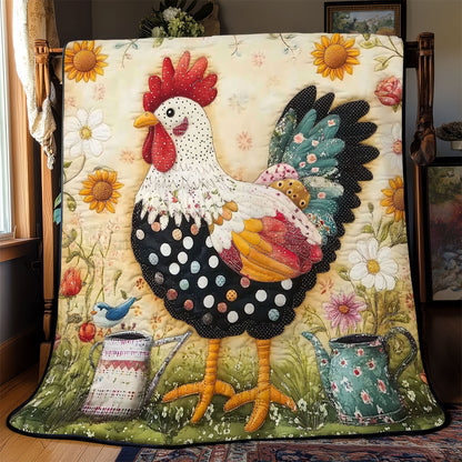 Chicken Charm WJ3012008CL Quilt